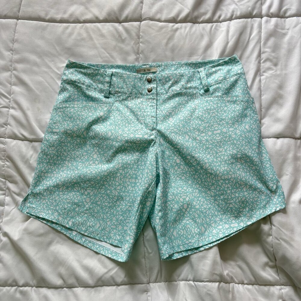 Adidas Golf Shorts Womens Size 6 Active‎ Performance Flat Front Chino Outdoor